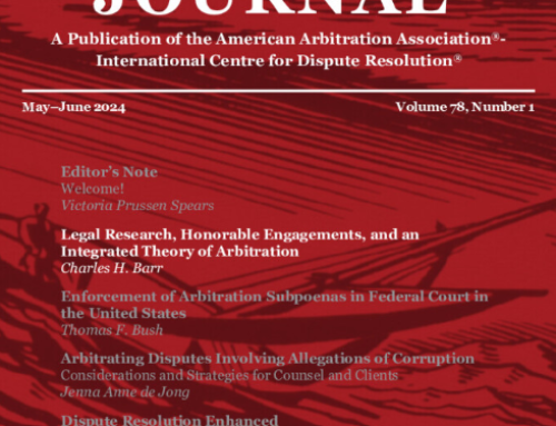 Legal Research, Honorable Engagements, and an Integrated Theory of Arbitration
